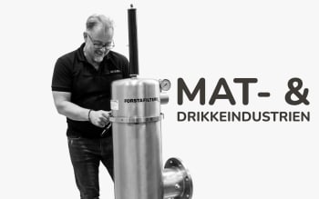 Selvrensende automatiske filtre til mat- og drikkeindustrien