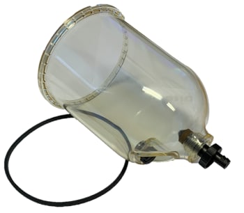 See-Thru bowl w.drain & plug 900/1000