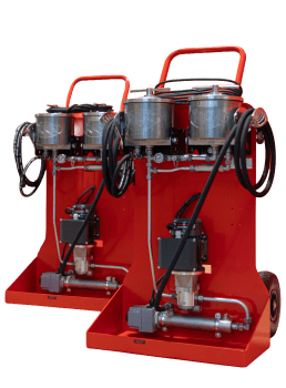 Mobile offline filter 230V, incl. on-off switch, sampling port & suct. filter with preheater,5 l/min