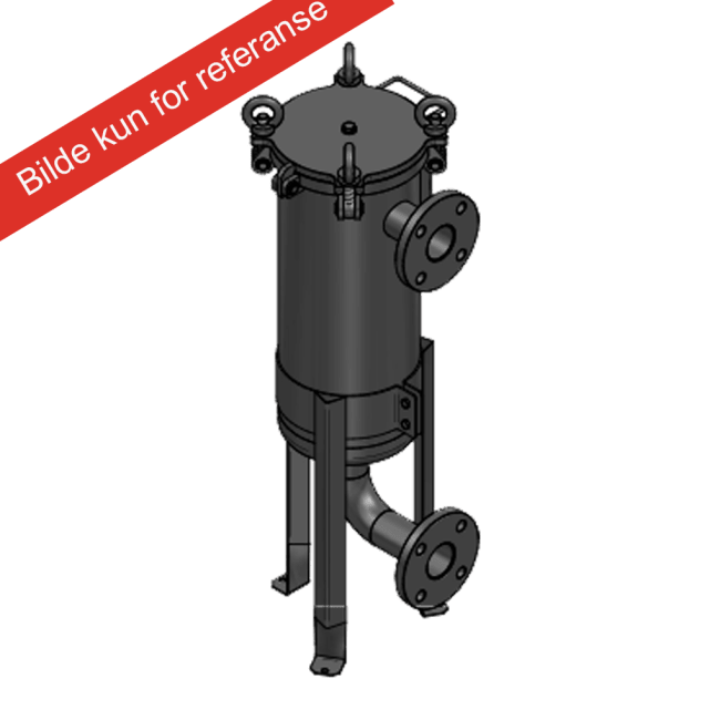 Filter bag Housings Size 1, 304, DN 50, Sandblasting glass beads
