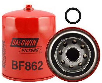 Secondary Fuel Filter, Spin-on w/Removal Nut