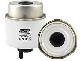 Secondary Fuel Filter Element w/Drain