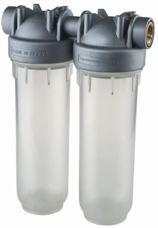 DP Duo Sanic Clear Housing 10", 1" OT TS Brass BSP Thread