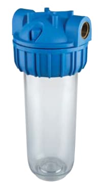 Medium Plus 3P MFO SX Clear Housing 5" -  1/2" Brass BSP Thread