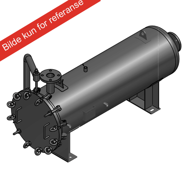 Highflow filter, 2 cartridges 40", HCP-4-2-40-10/100-DN50