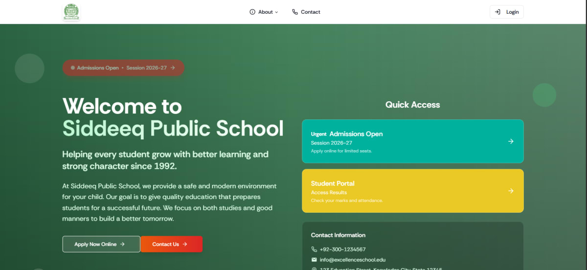 School Mgmt. System