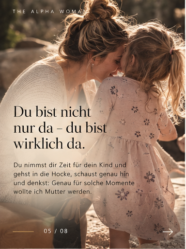 Du bist nicht nur da – du bist wirklich da.