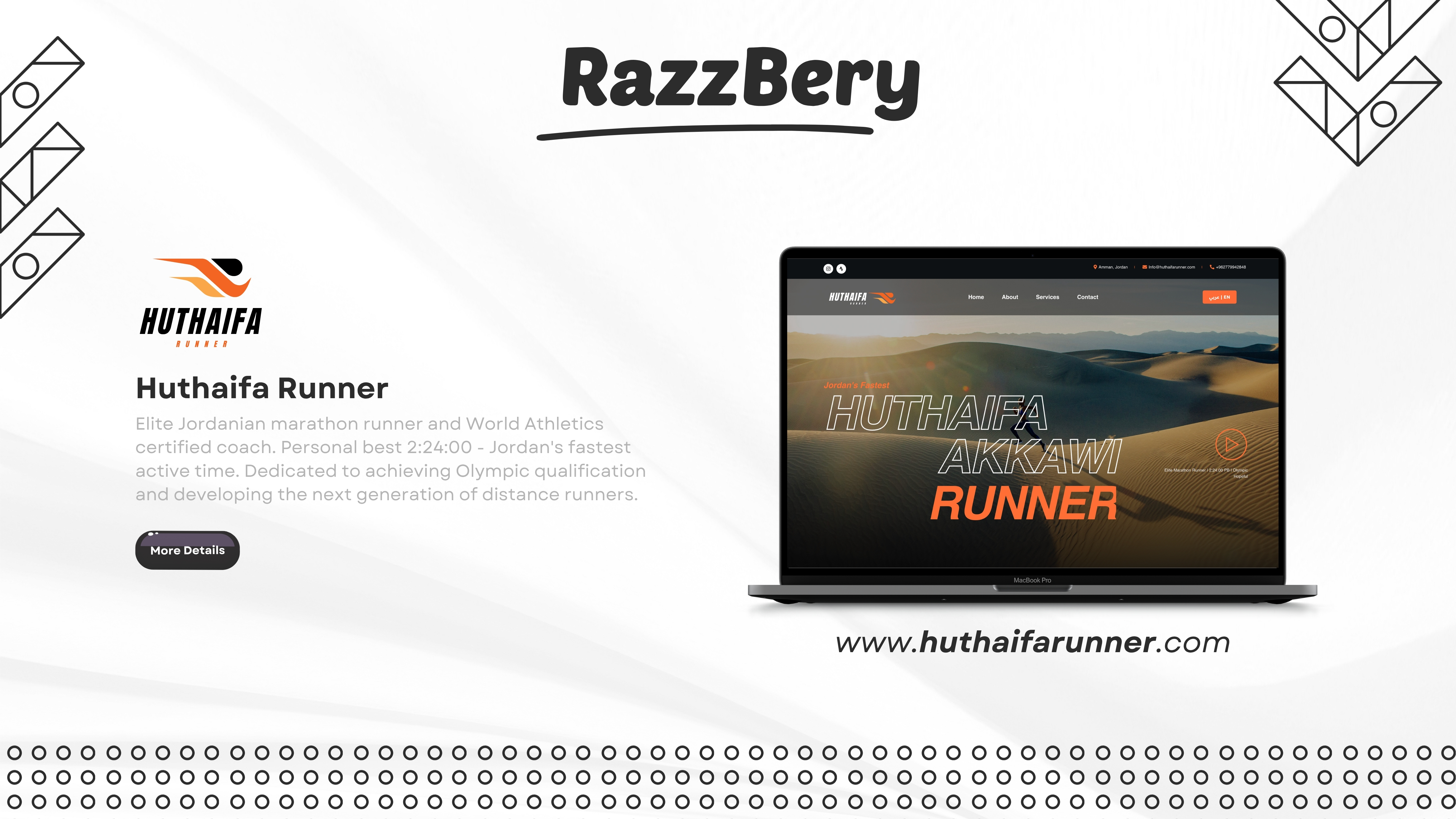Huthaifa Runner by Razzbery Solutions