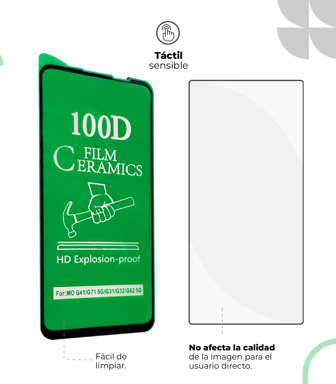 Vidrio Cerámico 100D