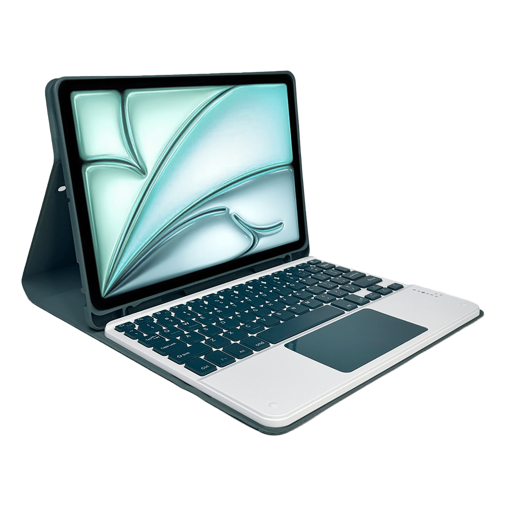Smart Case con Teclado Bluetooth y Touchpad - SMARTCASE IP 10.2/10.5 TC + PAD GREEN