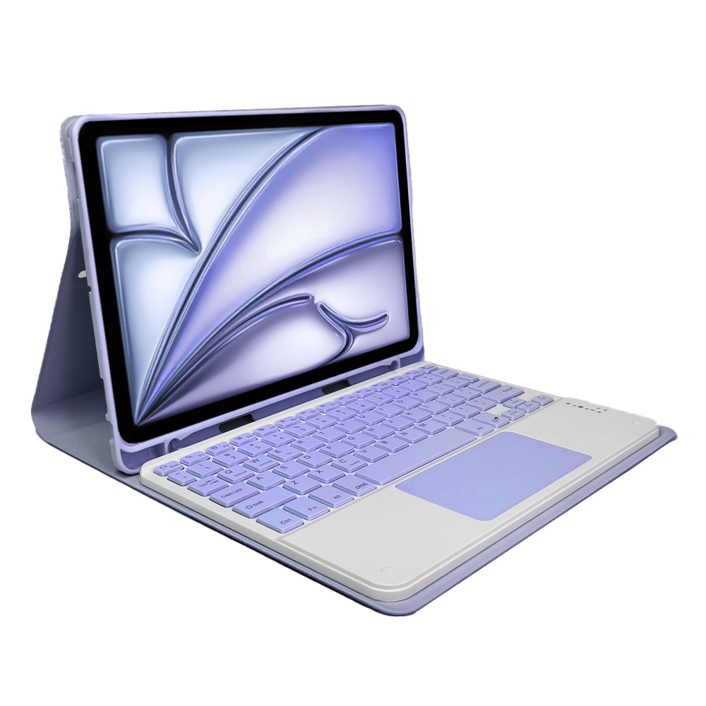 Smart Case con Teclado Bluetooth y Touchpad - SMARTCASE IP 10.2/10.5 TC + PAD PURPLE