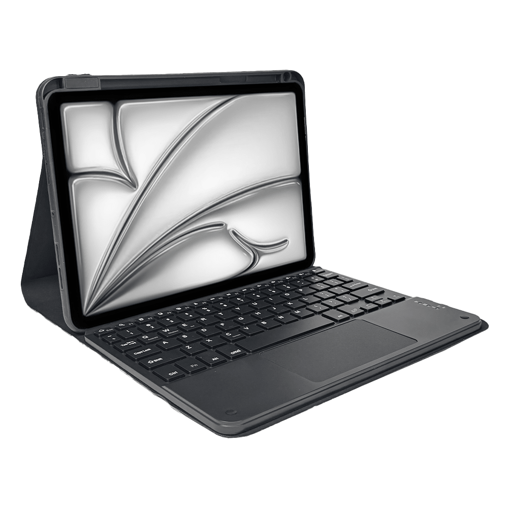 Smart Case con Teclado Bluetooth y Touchpad - SMARTCASE IP PRO 11 2024 TC + PAD BLACK