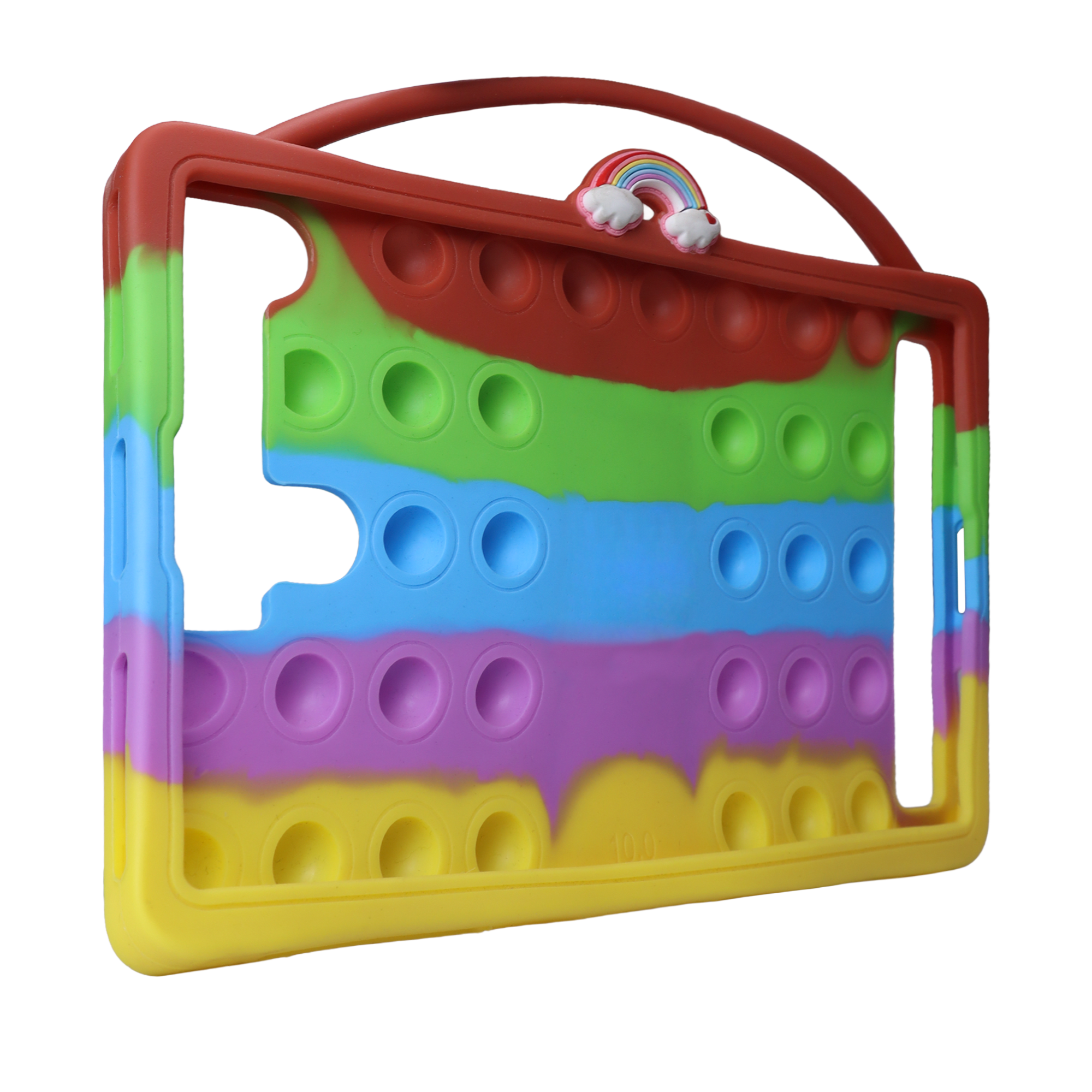 Case Arcoiris con Soporte - TPU CASE AIR2/PRO 9.7 ARCO IRIS