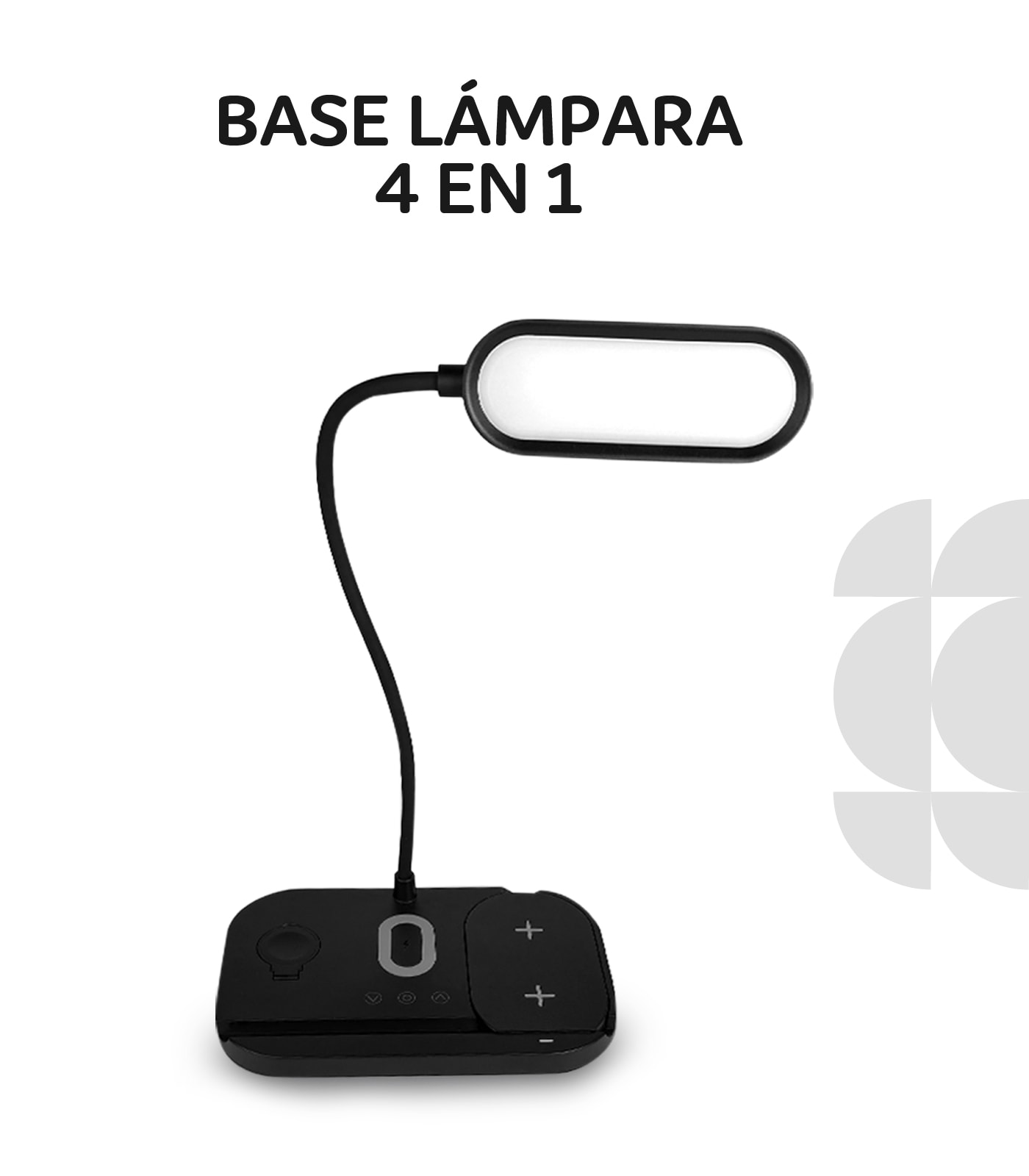 BASE 4 EN 1 LAMPARA