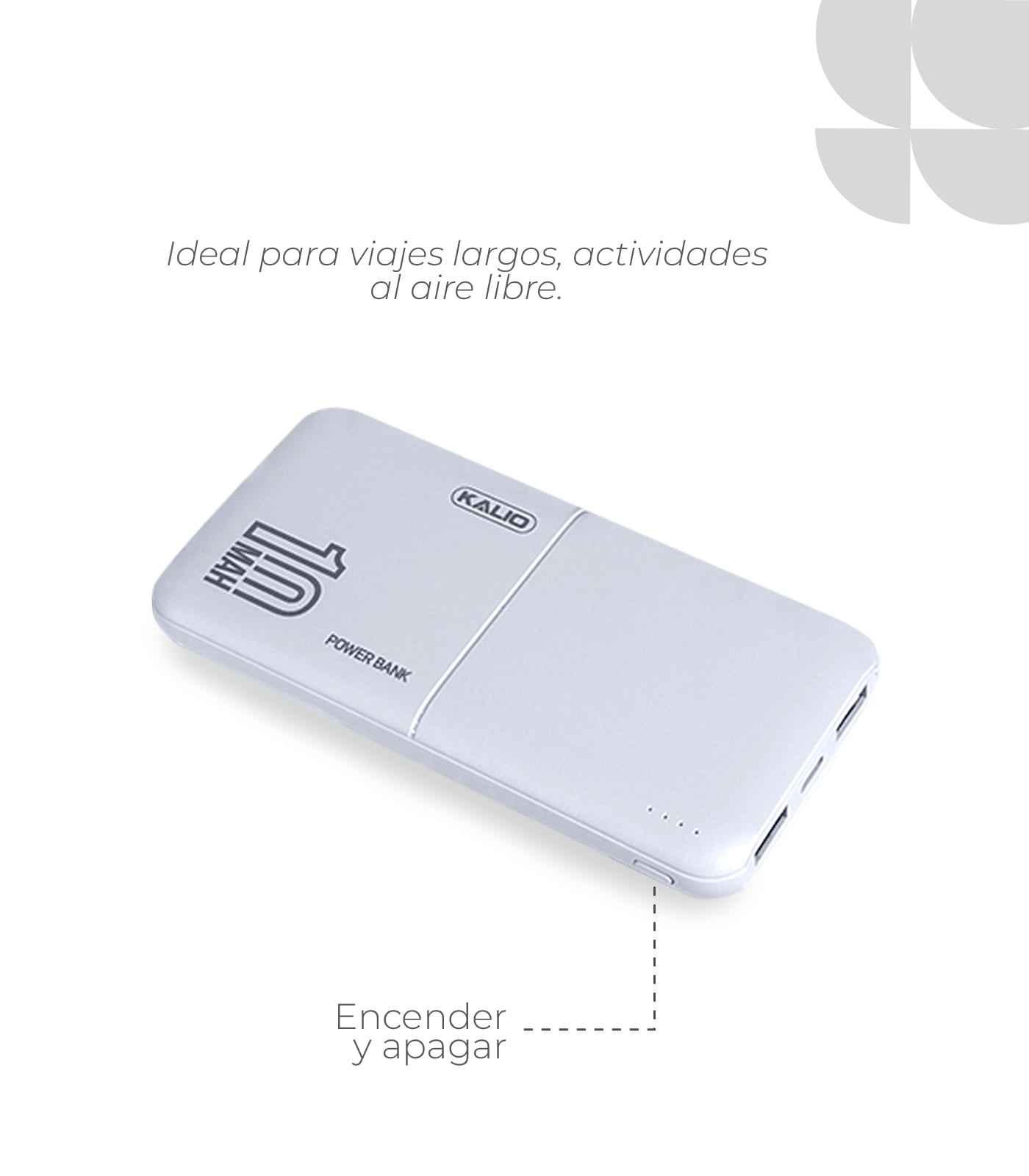 POWER BANK 10000 MAH R02 BLACK