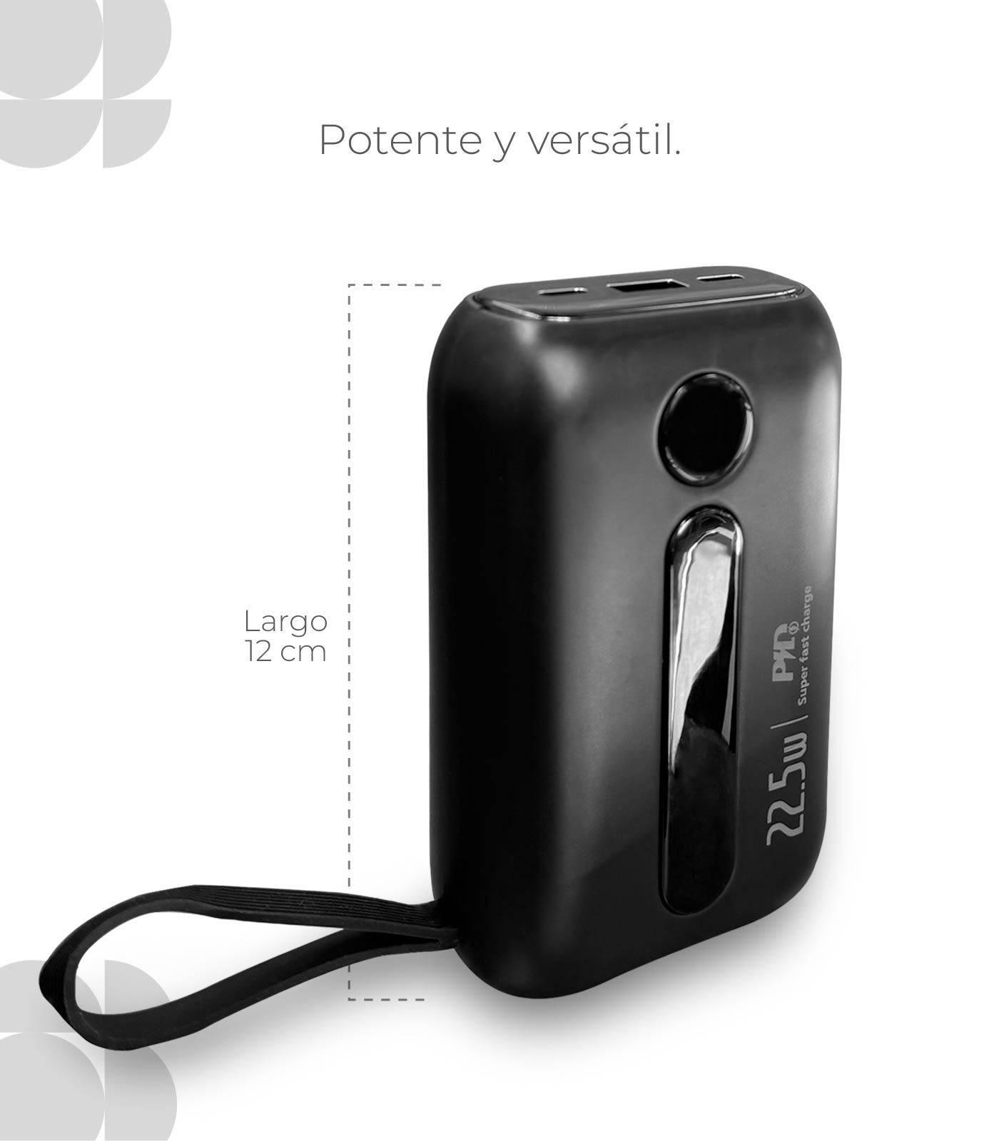 POWER BANK 20000MAH PD 22.5W BLACK
