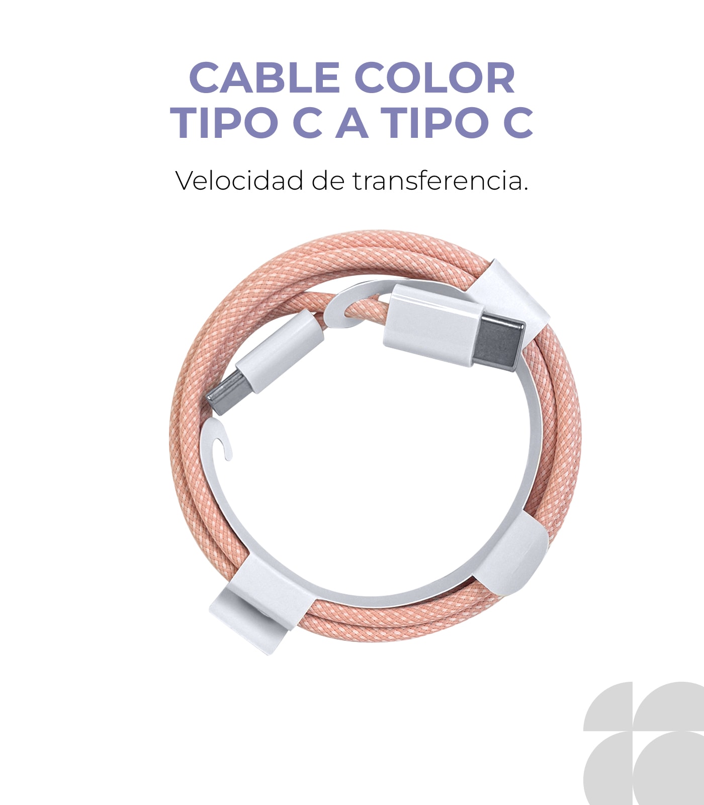 CABLE TYPE C A TYPE C COLOR