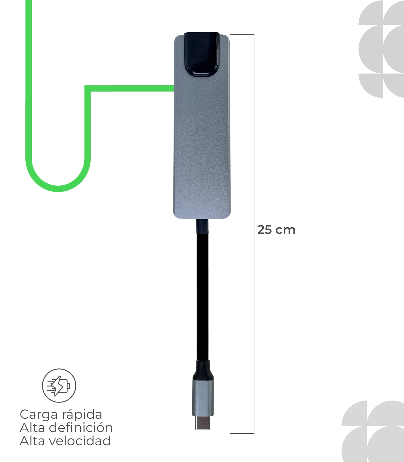 ADAPTADOR LAN 5 EN 1