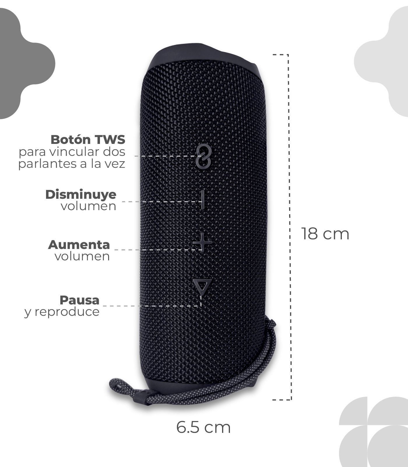 PARLANTE FLIP6 A BLACK