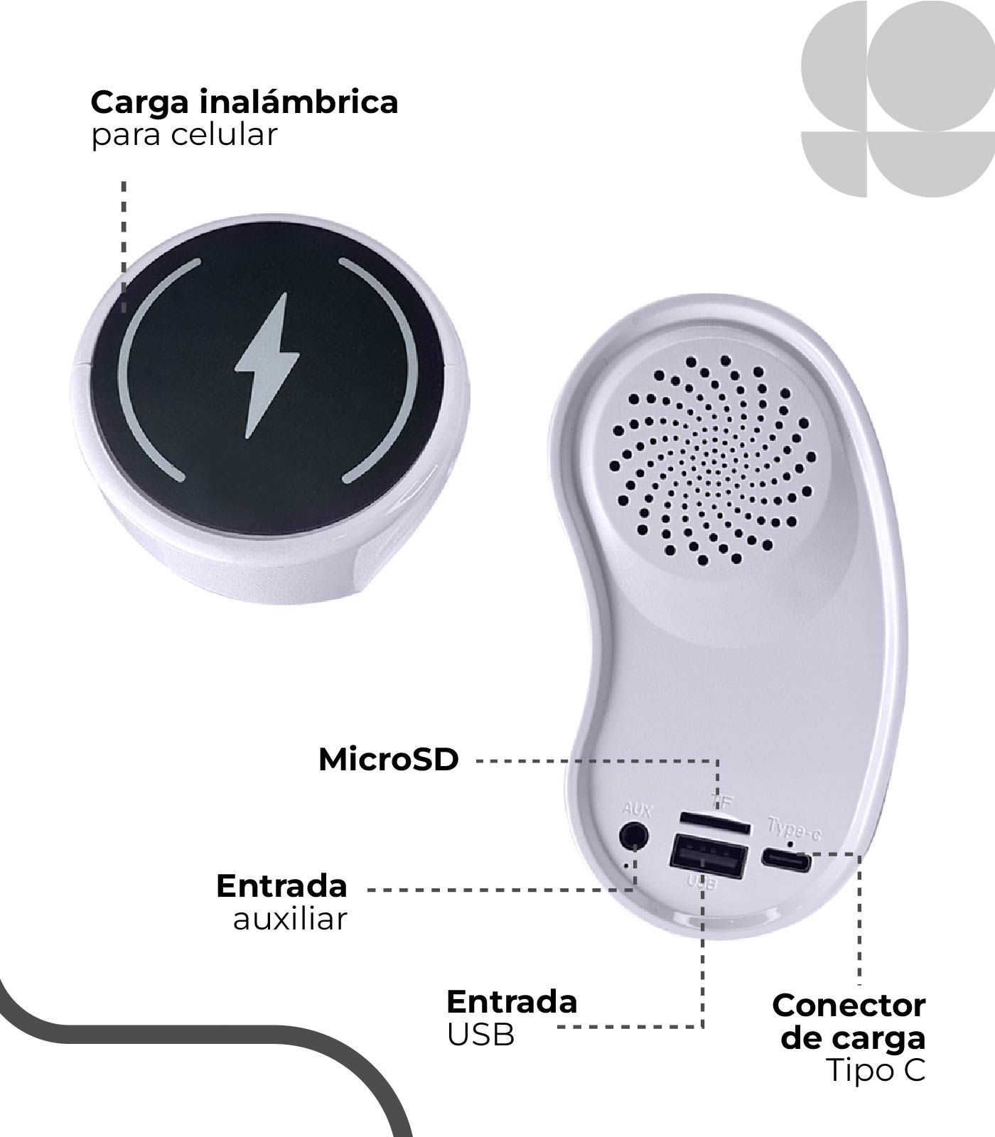 PARLANTE HM -2309 WHITE