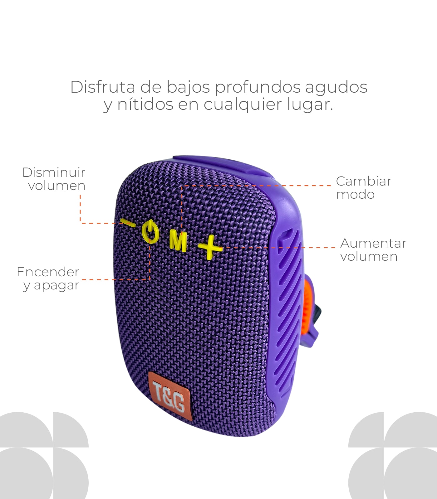 PARLANTE TG-392 PURPLE