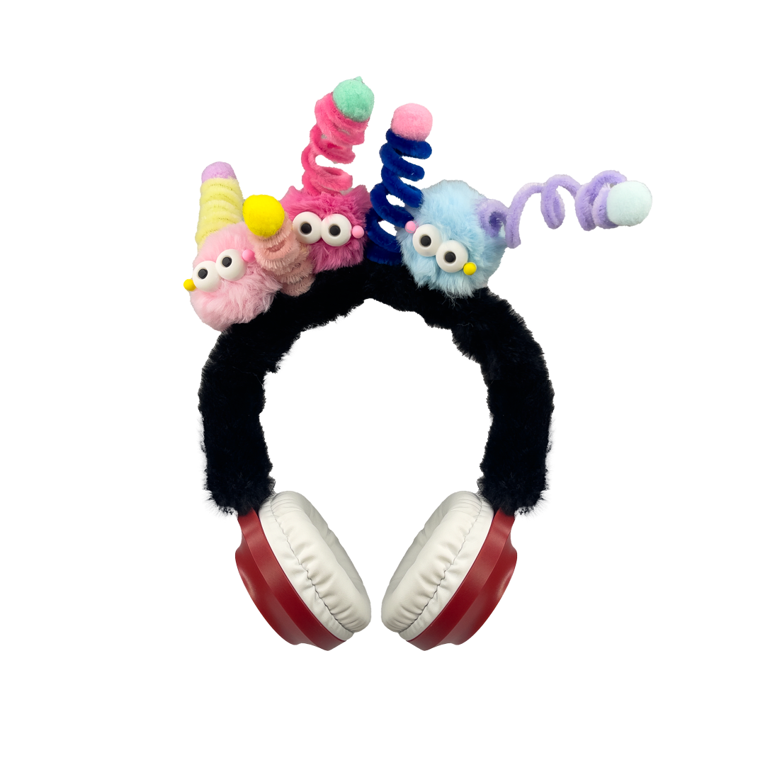 Diadema Peluche - DIADEMA PELUCHE BLACK