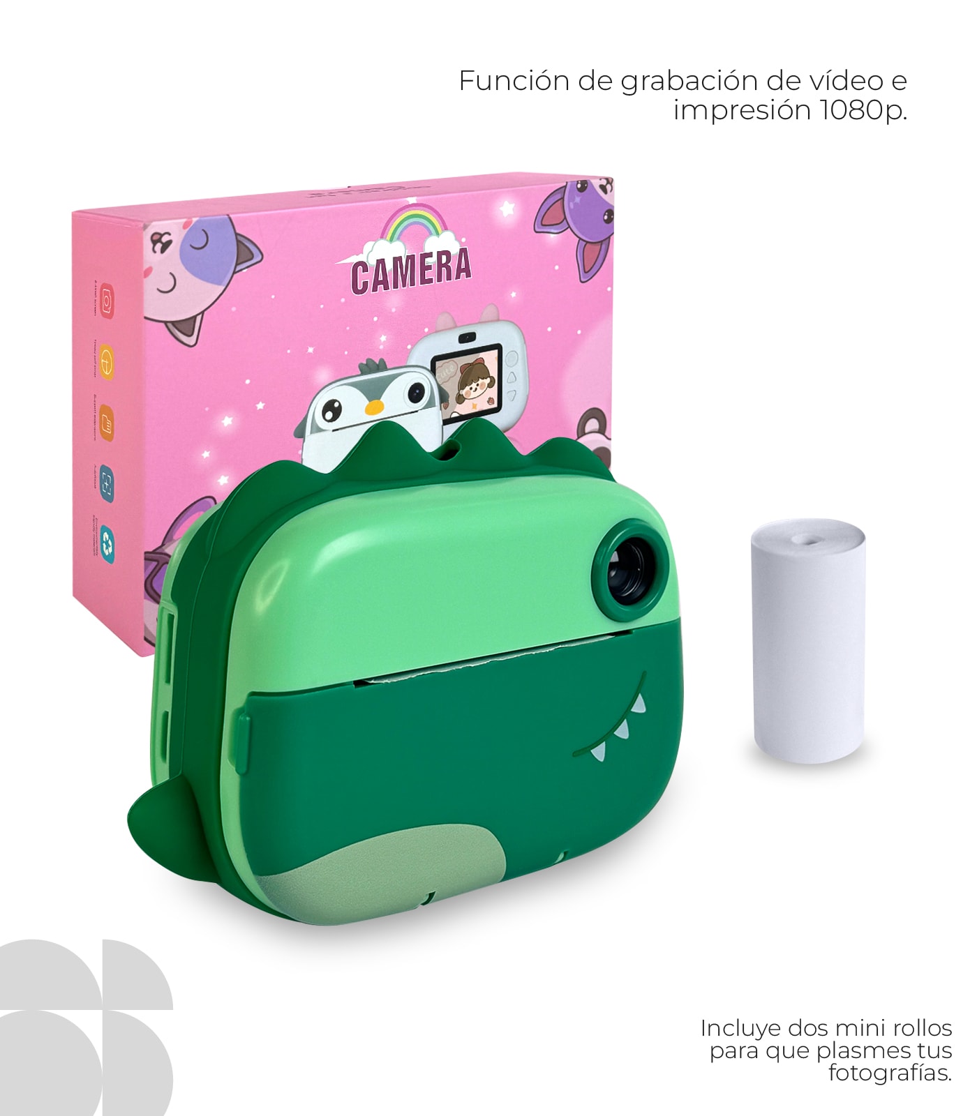 MINI CAMARA DIGITAL ANIMAL COCODRILO