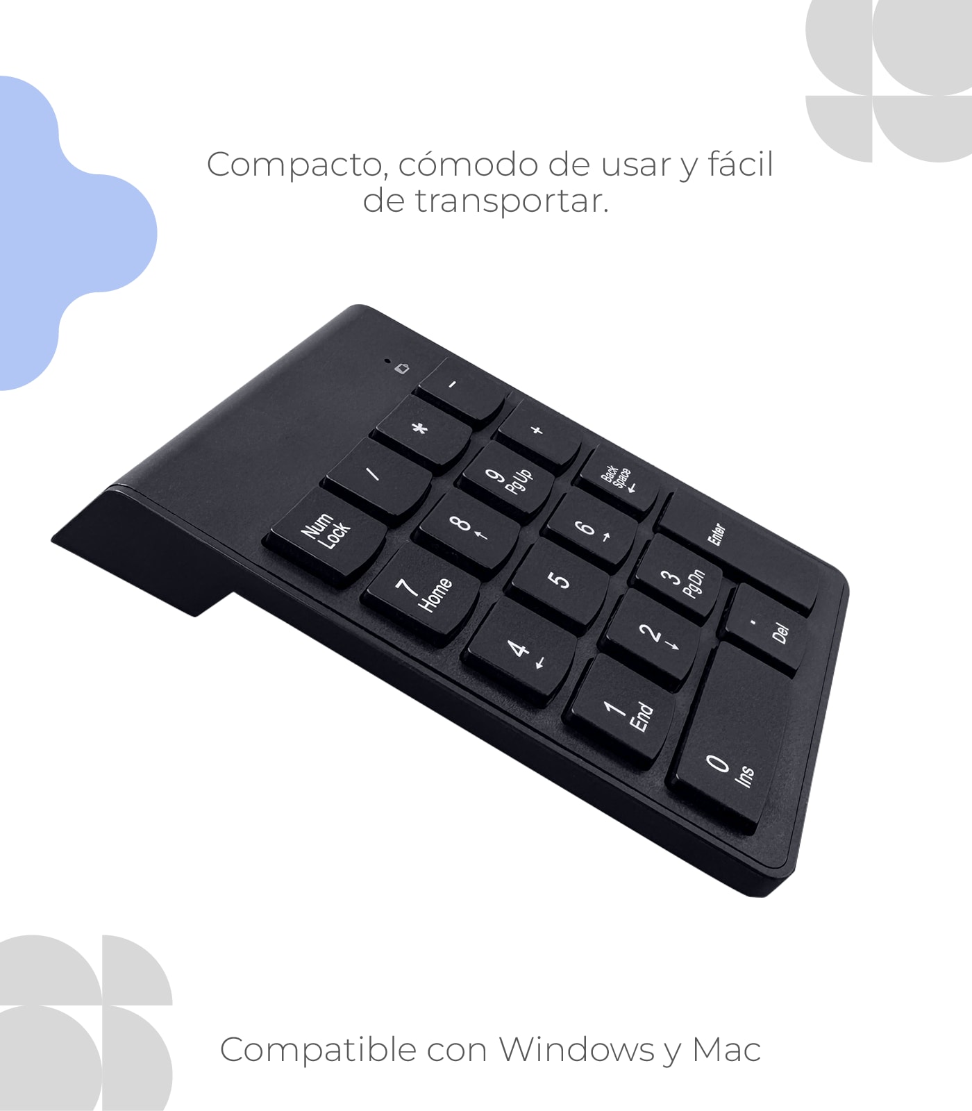 TECLADO NUMERICO - INALAMBRICO