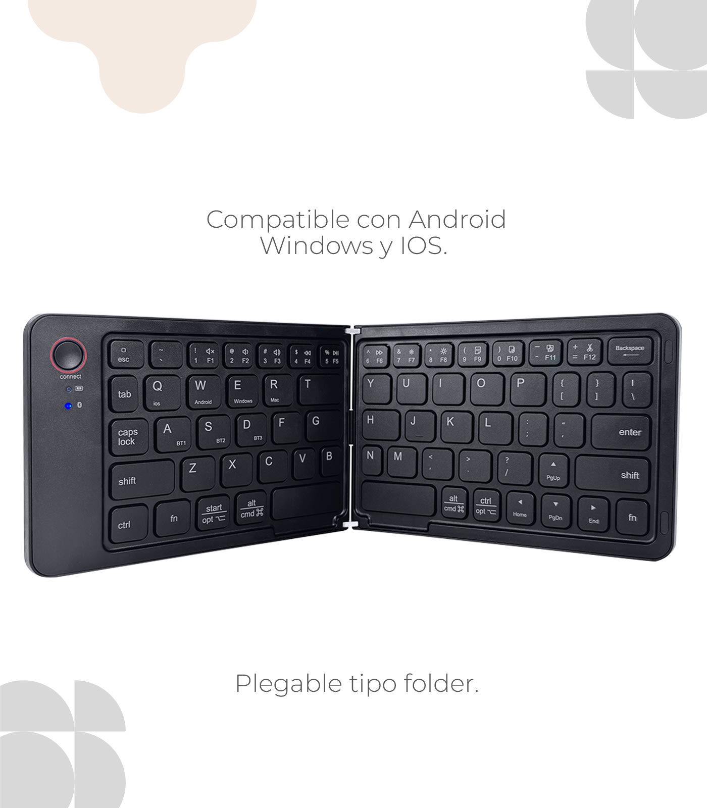 TECLADO PLEGABLEBLACK