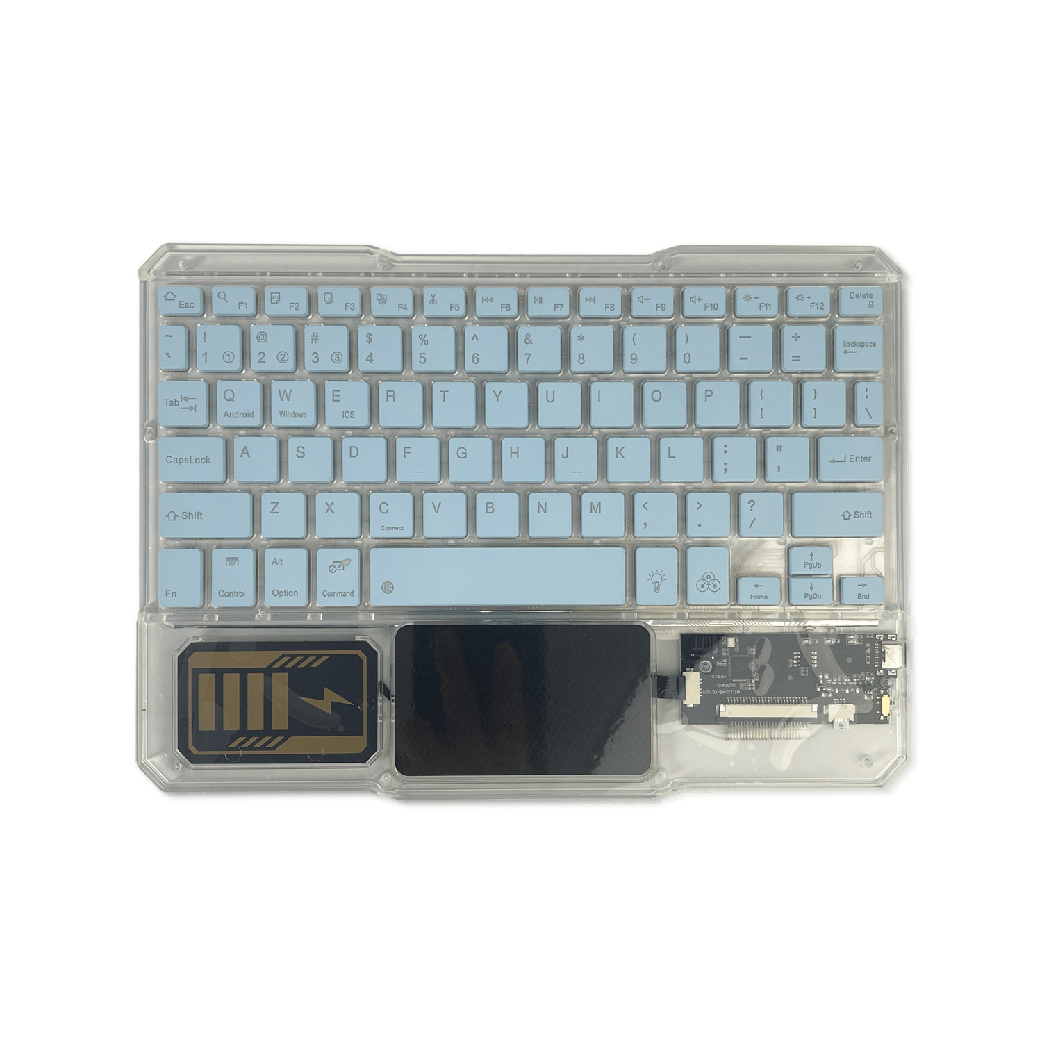 Teclado Transparente 10IN. - TECLADO TRANSPARENTE10 IN.TIFFANY