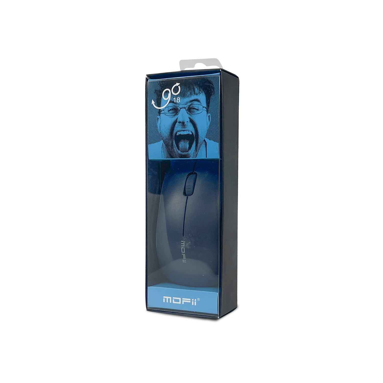 MOUSE INALÁMBRICO MOFI BLACK GO18