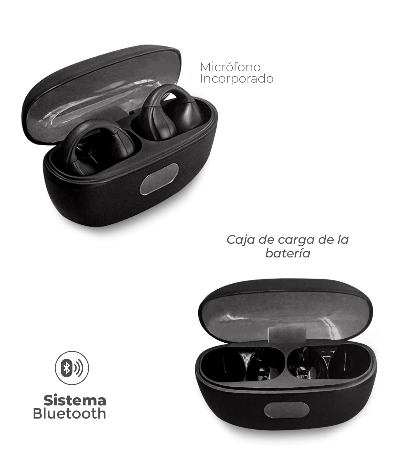 BLUETOOTH TWS GM50 BLACK