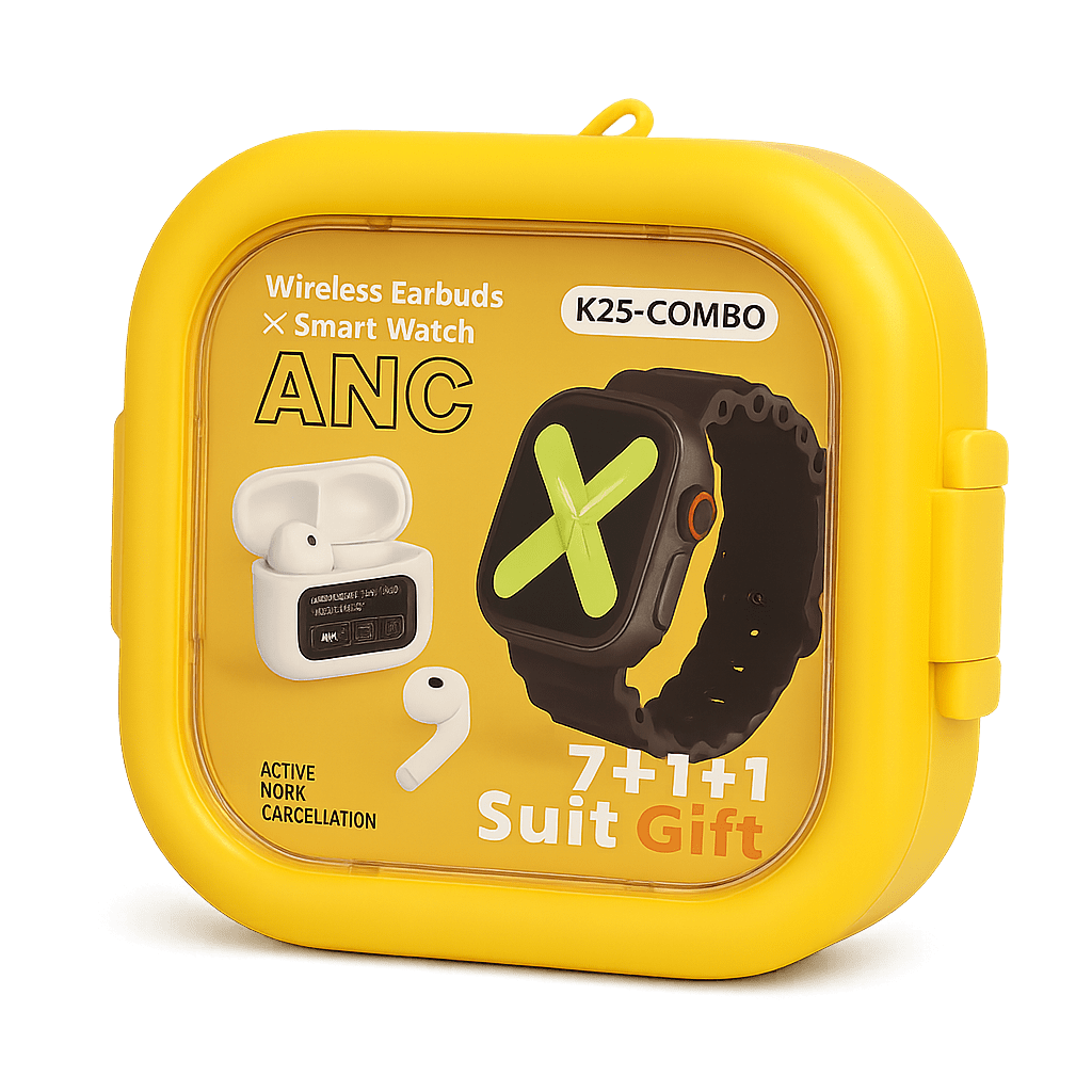 Smart Watch K25 Combo - SMART WATCH K25 COMBO BLACK