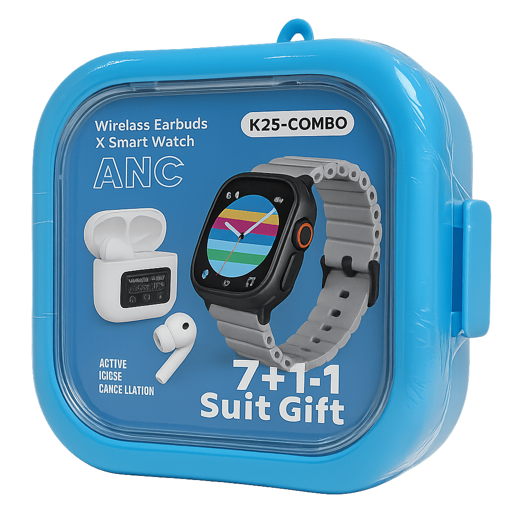 Smart Watch K25 Combo - SMART WATCH K25 COMBO BLUE