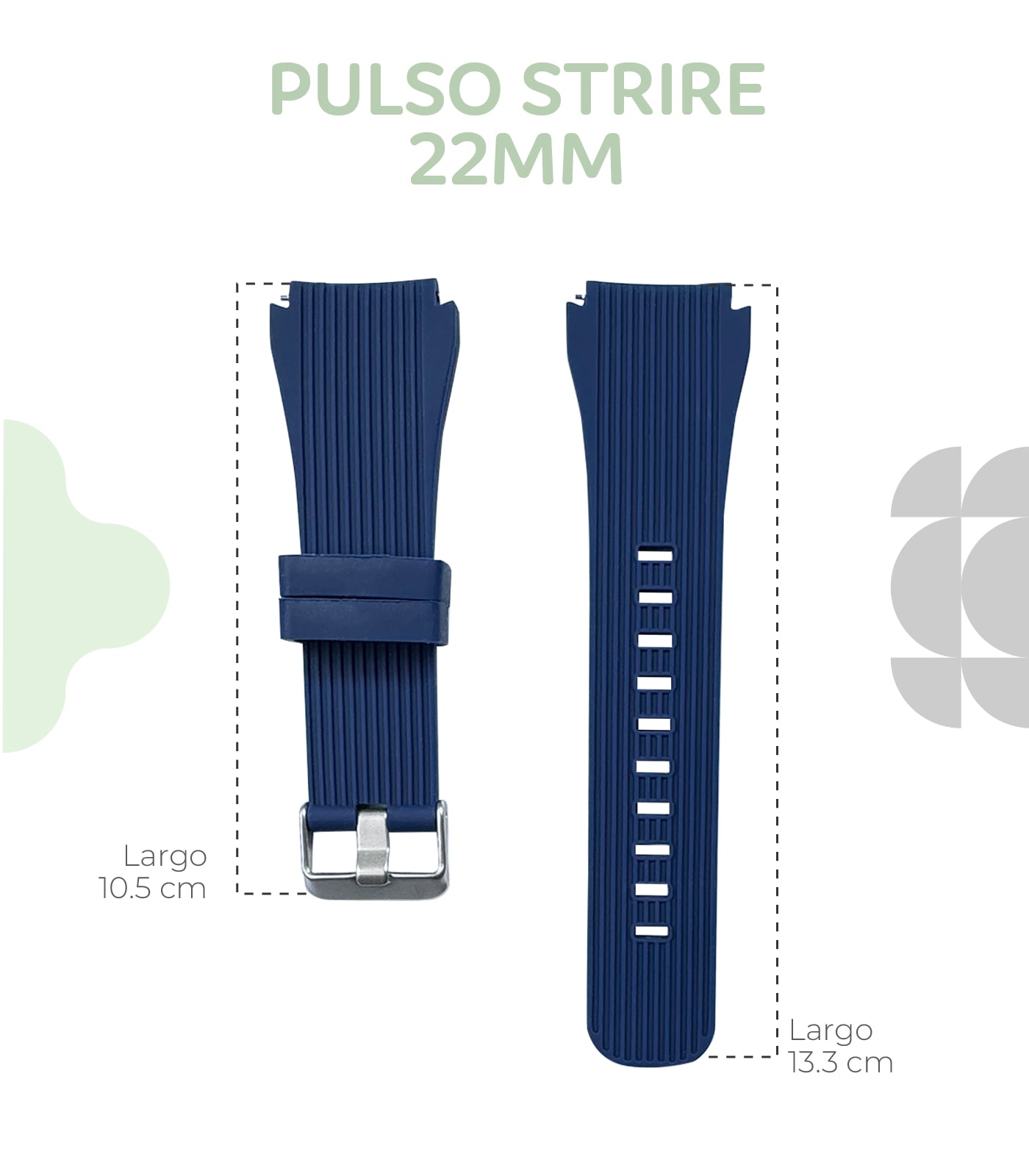 PULSO STRIPE 22MM