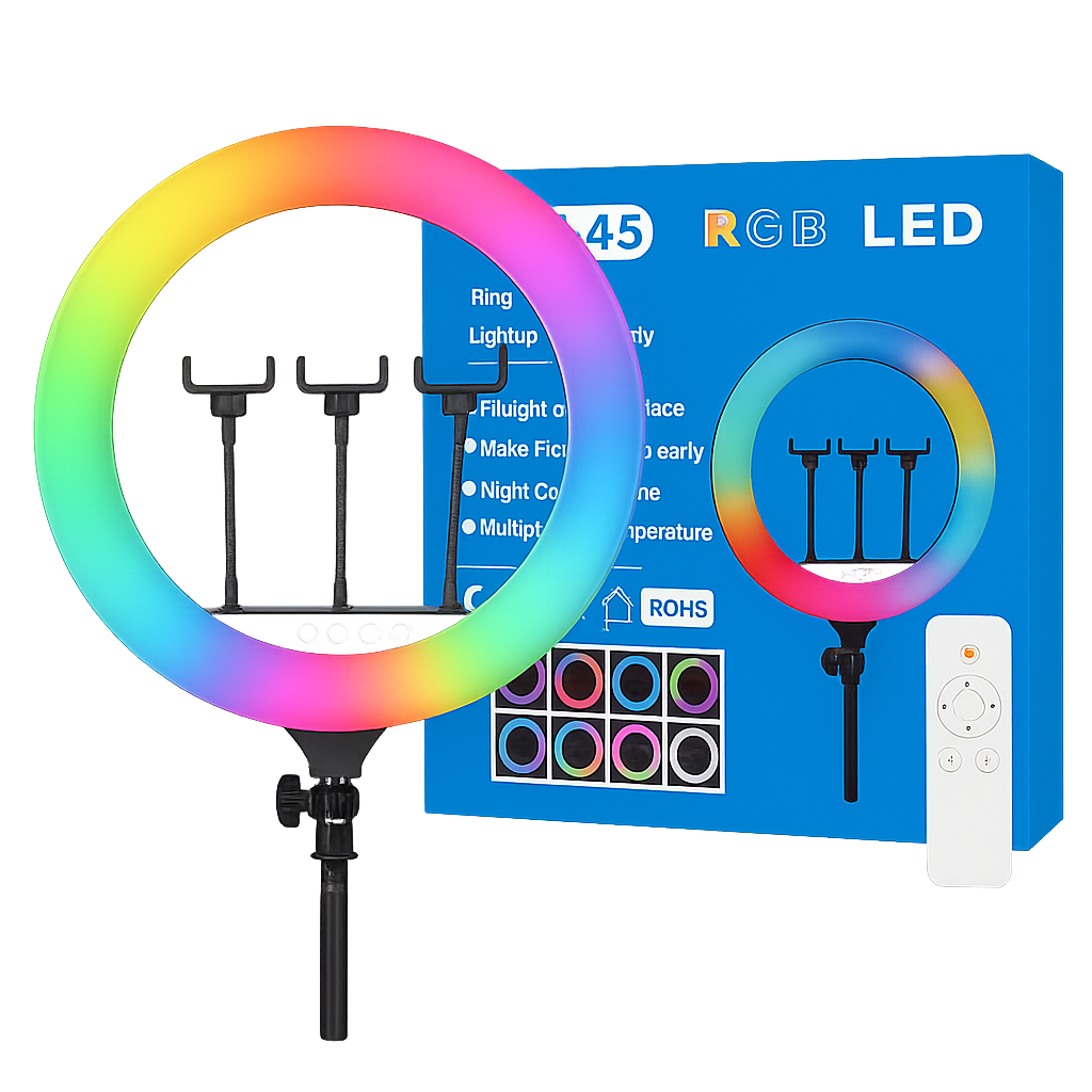 Aro de Luz LJJ - 45cm 18 RGB