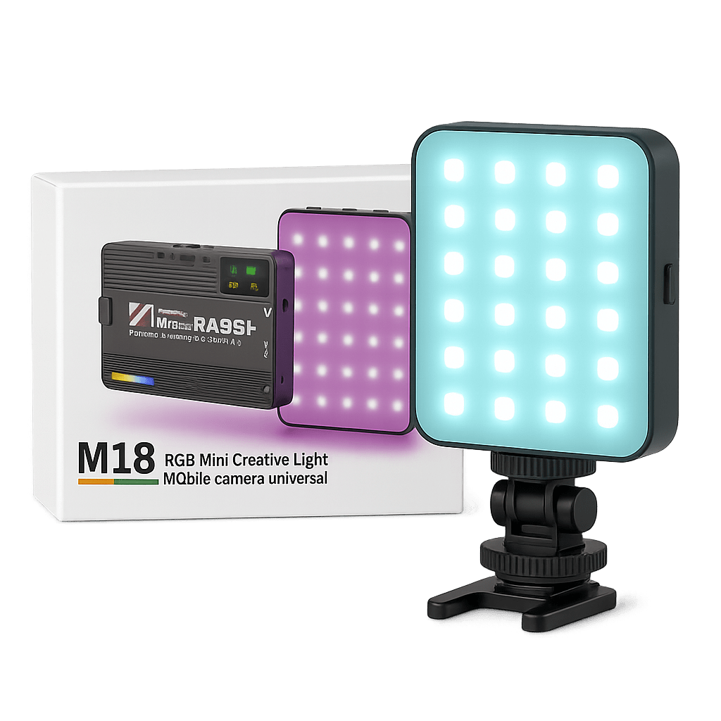 Luz Led para Cámara Portáti RGB M18