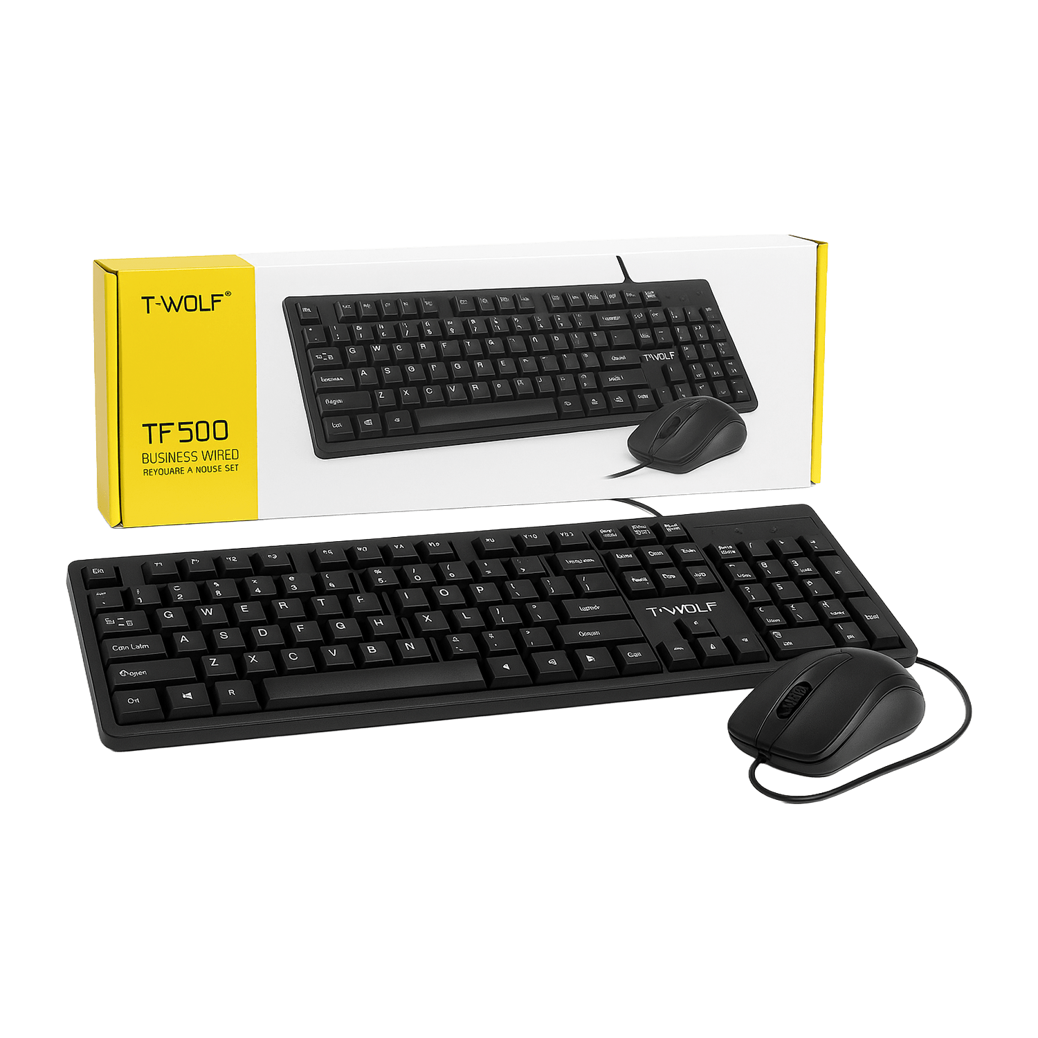 Combo Teclado Mouse Cable TF500