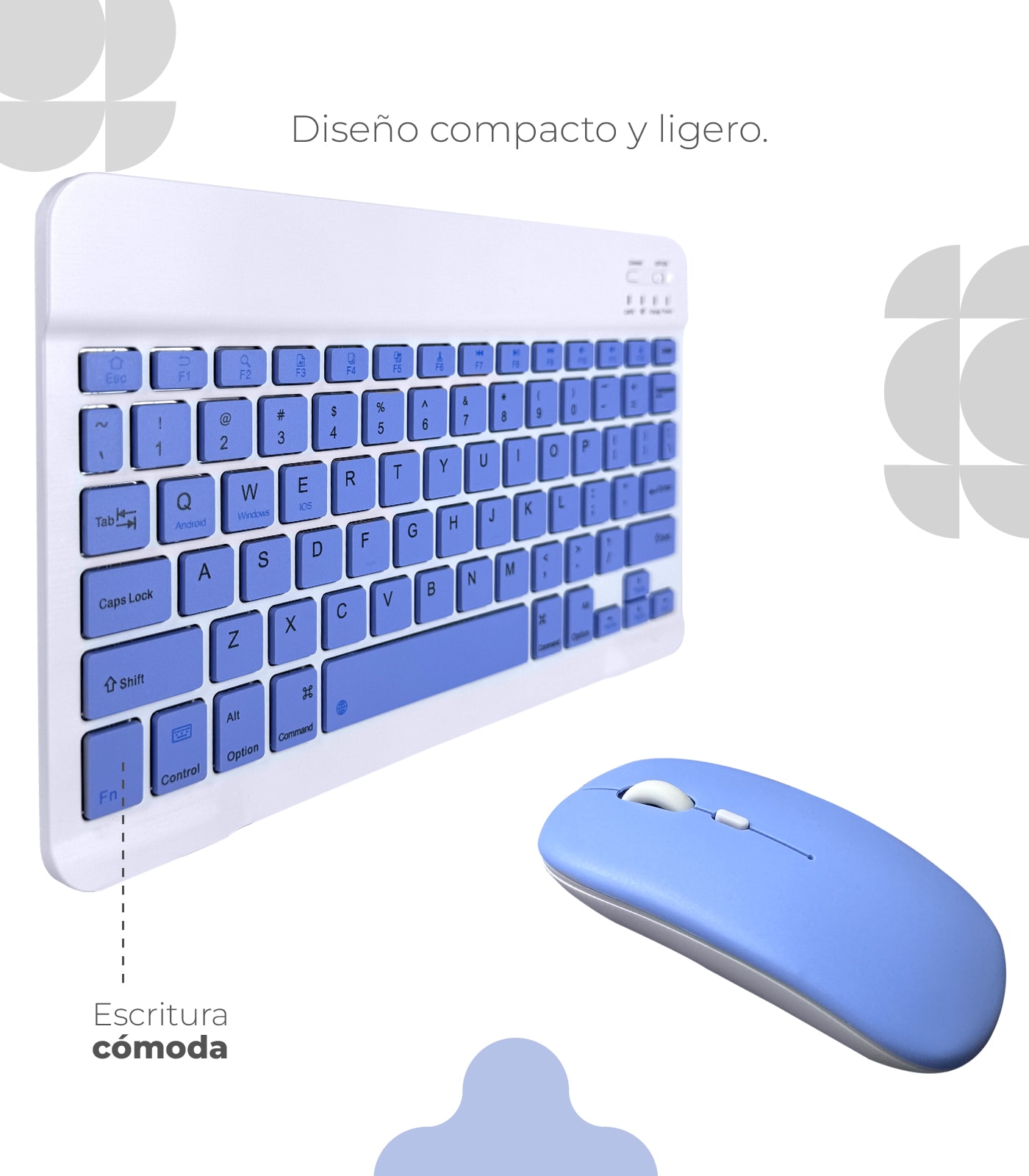 TECLADO Y MOUSE KIT INALAMBRICO BLACK