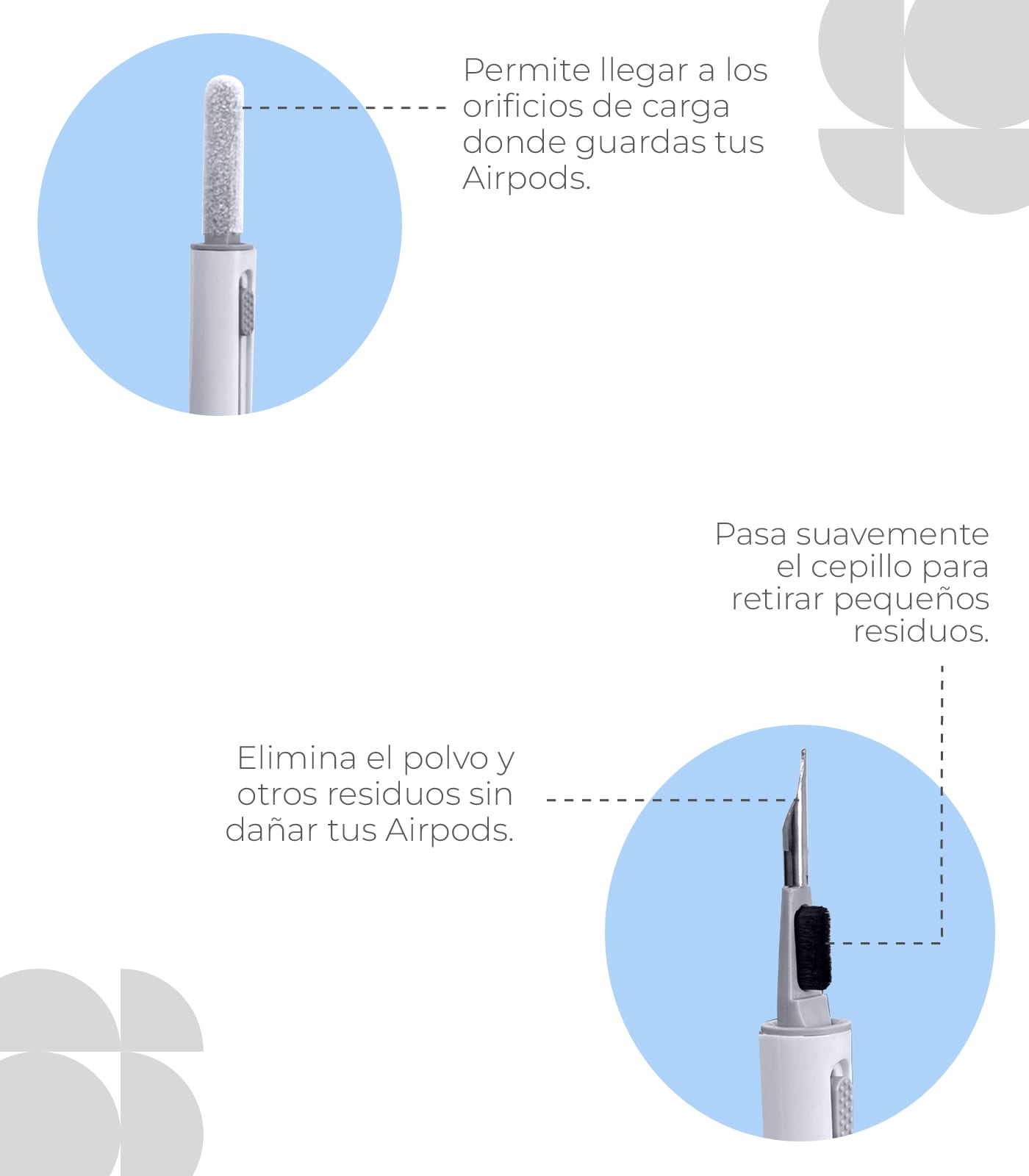 Lápiz Limpiador Multifuncional para Airpods