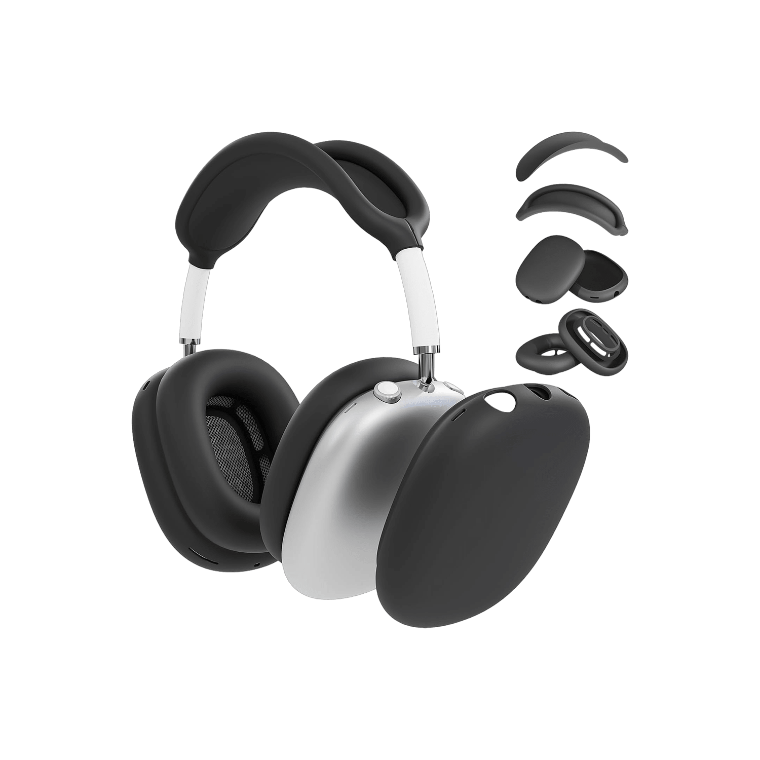 Set Protector AirPods Max - ACCESORIOS PARA DIADEMA NEGRO