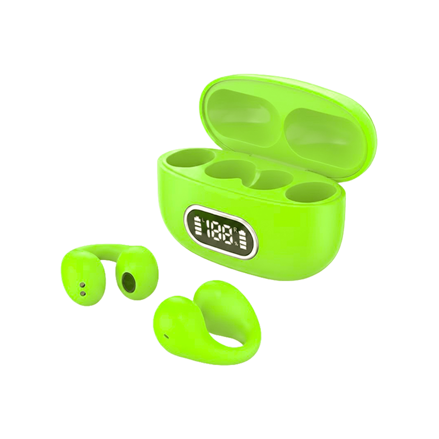 Audífonos TWS F80 - AUDIFONOS TWS F80 VERDE