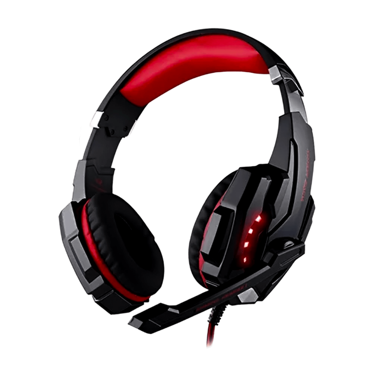 Diadema Gamer G9000 Pro Color con Micrófono - DIADEMA G9000 PRO ROJO-NEGRO