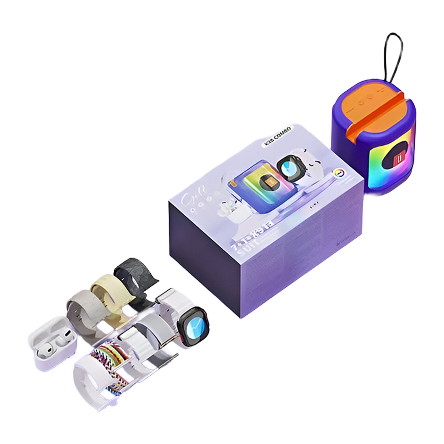 Combo Smartwatch K28 - SMART WATCH K28 COMBO BLANCO