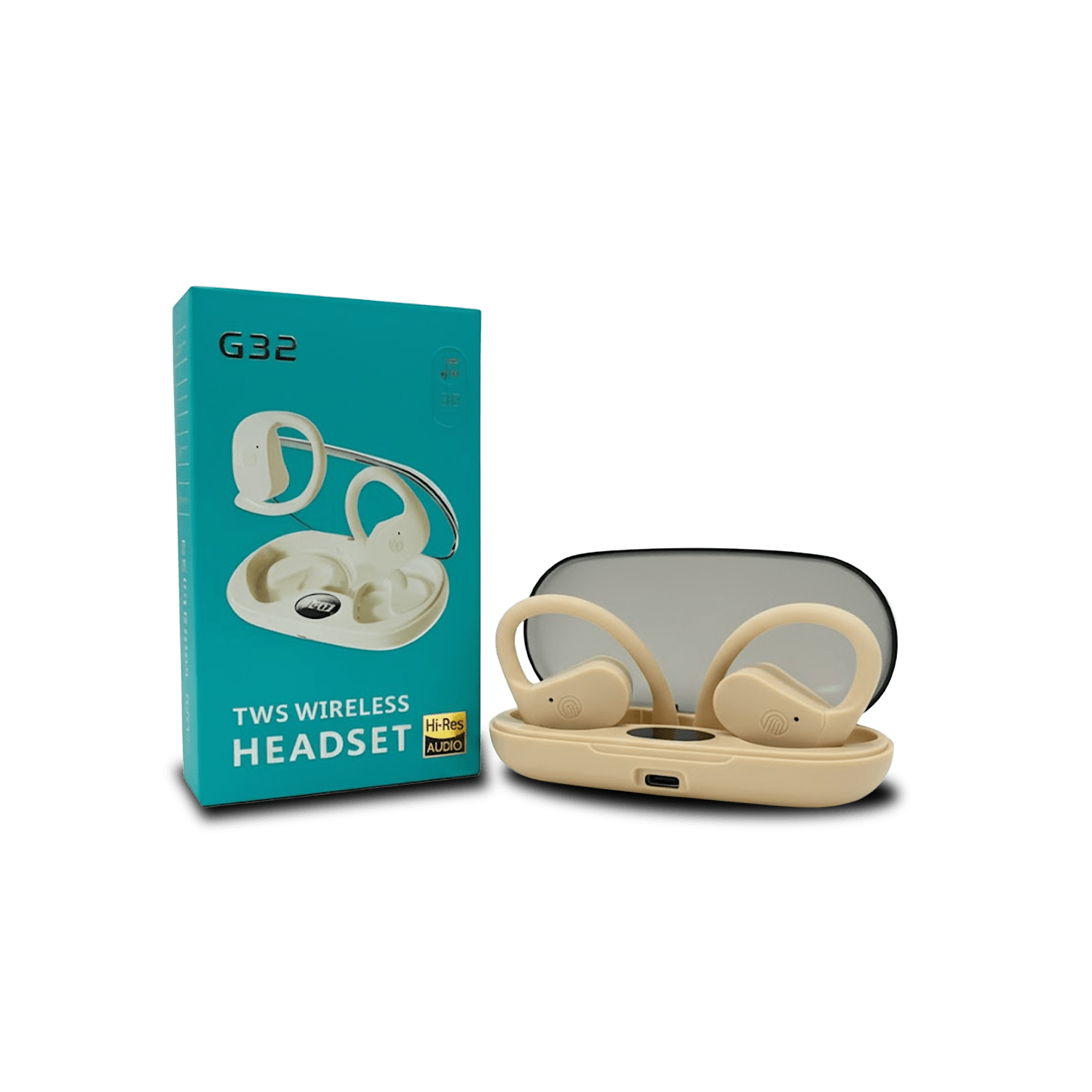 Bluetooth TWS G32 - BLUETOOTH TWS G32 BEIGE