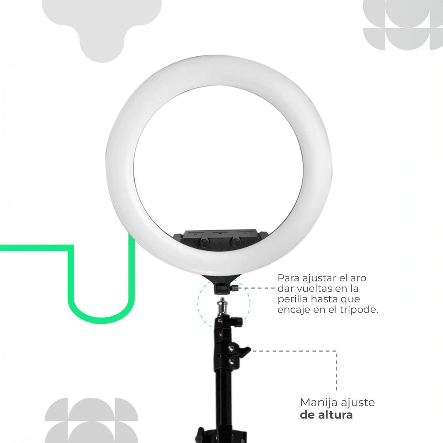 ARO DE LUZ ZB- F458 RGB