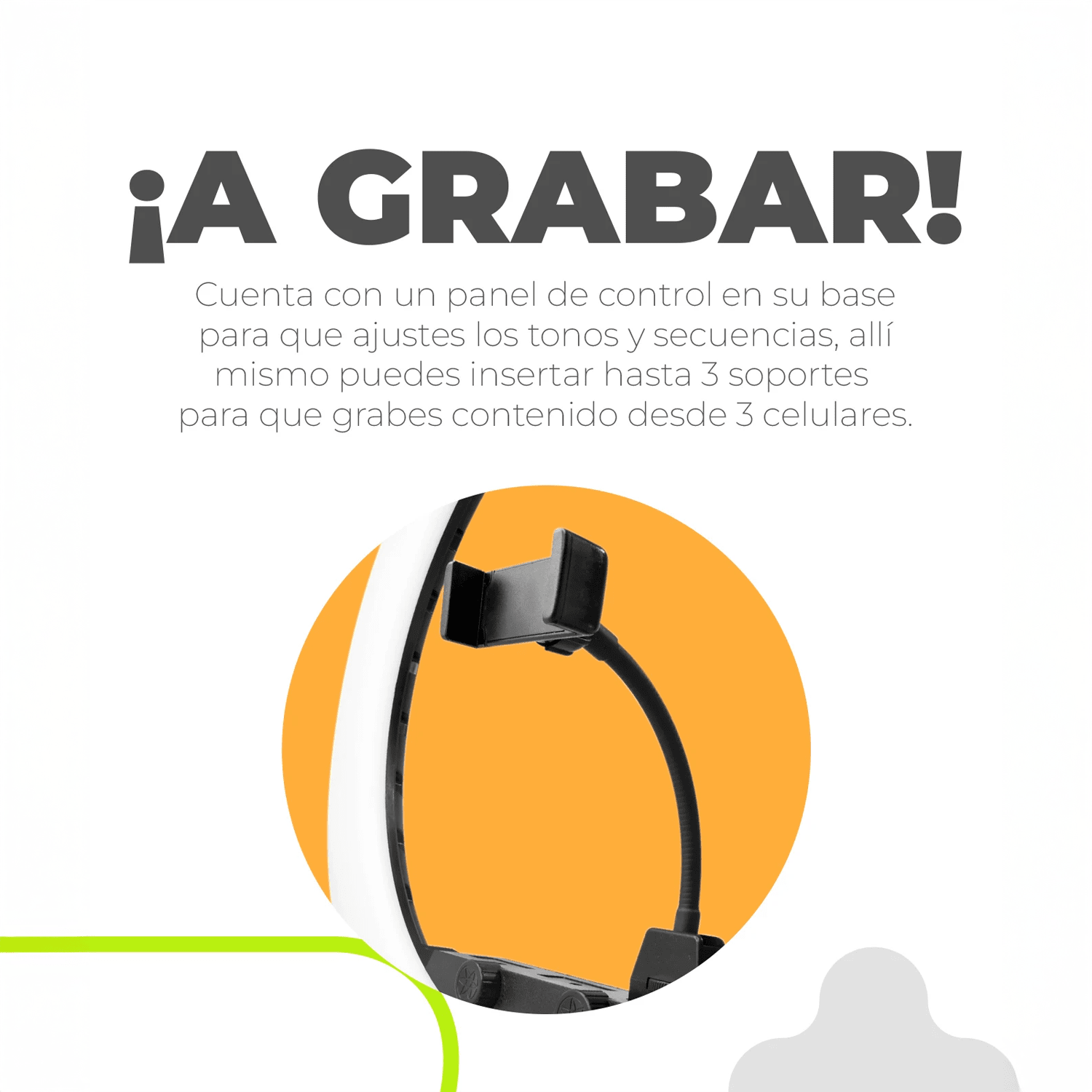 ARO DE LUZ ZB-F488 55CM 3T