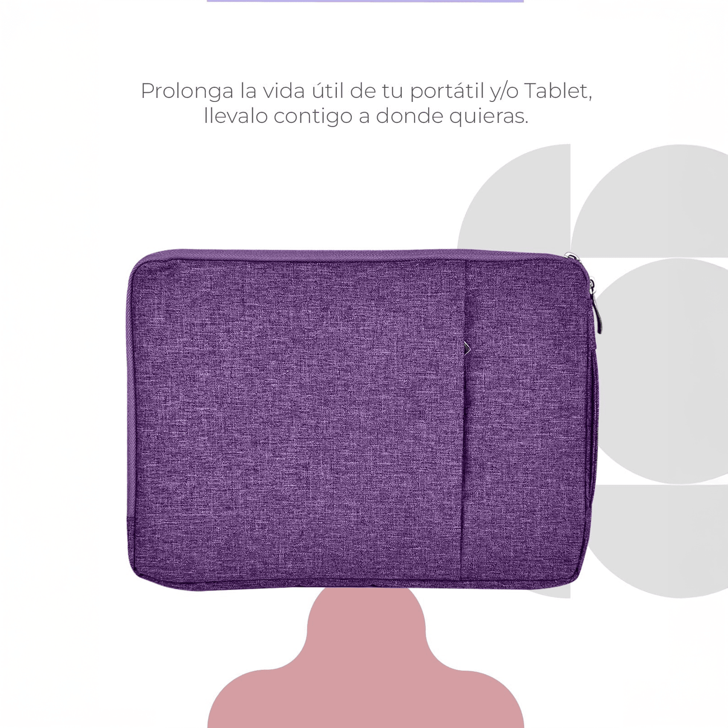 MALETÍN ACOLCHADO 13 IN. PURPLE