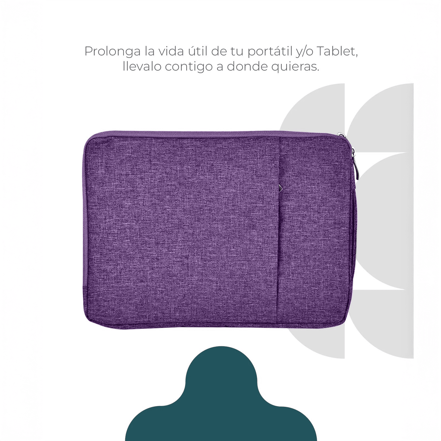 MALETÍN ACOLCHADO 11 in. PURPLE