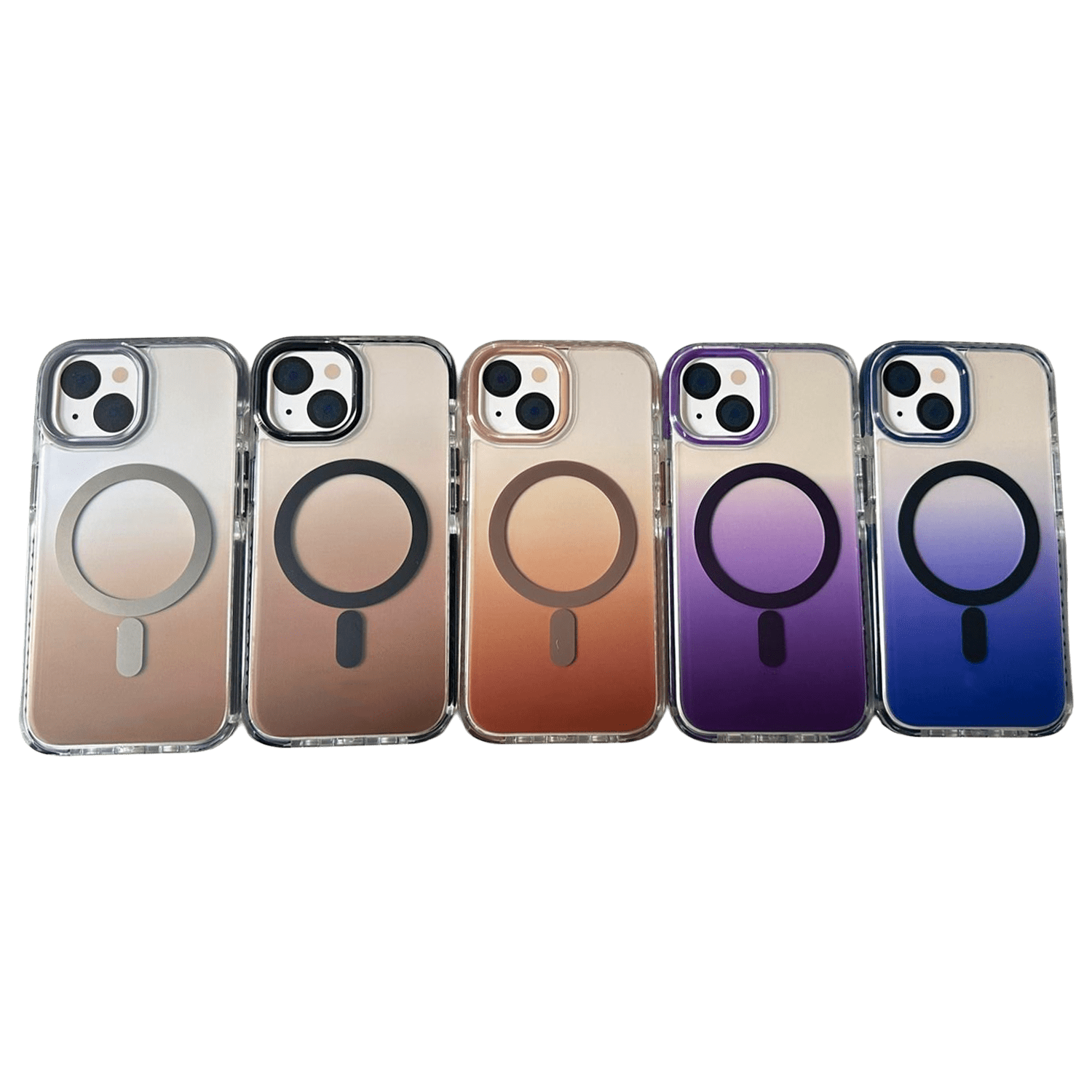 Case Ishock Mag Safe Degrade - CASE ISHOCK MAG SAFE DEGRADE IPH 15 PRO MAX